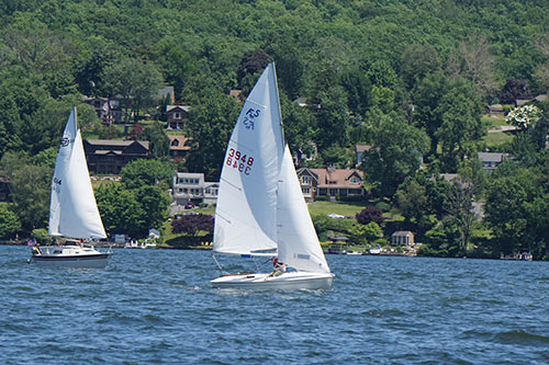 Sailboat on Candlewood Lake